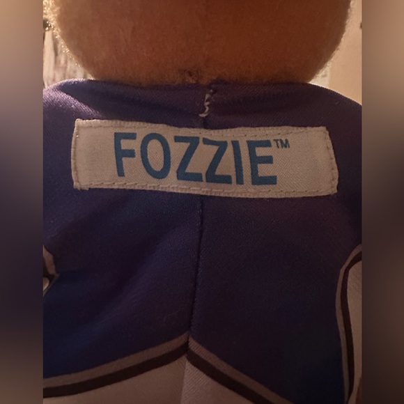 Vintage 1995 McDonald's Muppets NHL Fozzie Bear Plush Figure with Original Tag - Picture 12 of 16